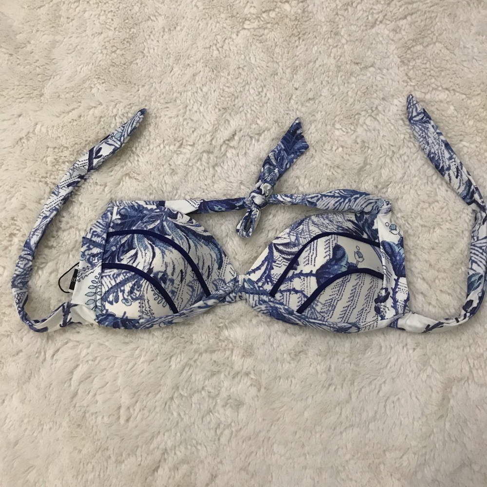 Woman’s halter bathing suit top